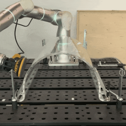 大曲率曲面贴合