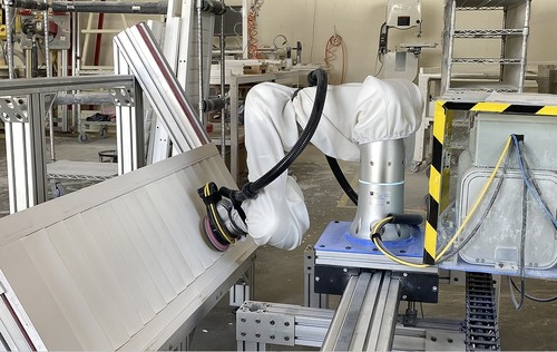 Flexiv's Automated Shutter Sanding Solution