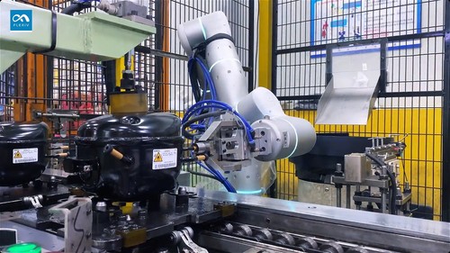 压缩机气缸胶塞装填